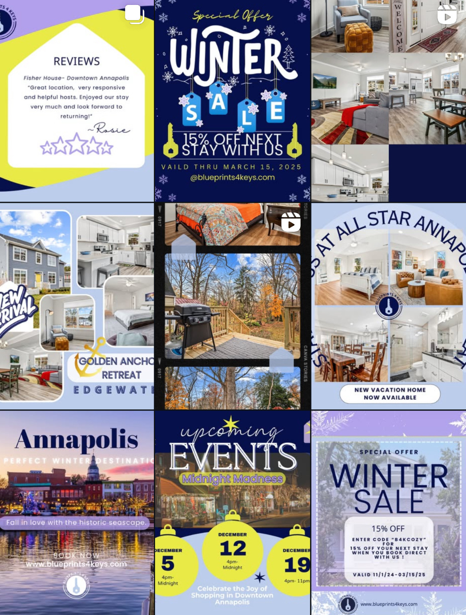 Before and after social media results for Annapolis property by massey media