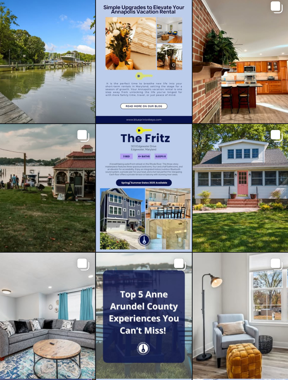 Before and after social media results for Annapolis property by massey media